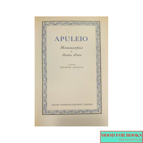 Apuleio metamorfosi o asino - apuleio,
