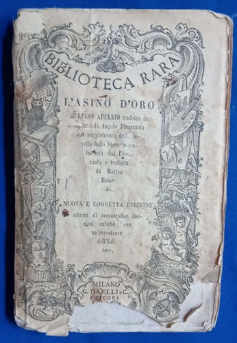 Libro apuleio asino oro - apuleio, l'asino