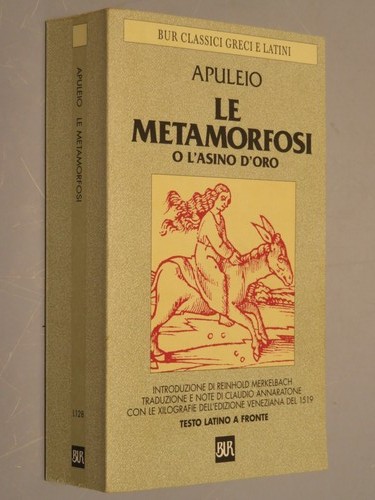 Metamorfosi asino d - metamorfosi, d'oro
